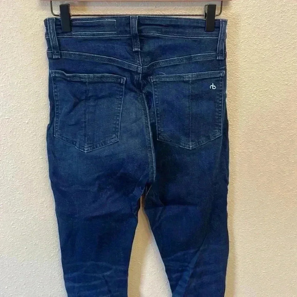 RAG & BONE Women’s Nine Highrise Ankle Skinny Jeans - Picture 7 of 9